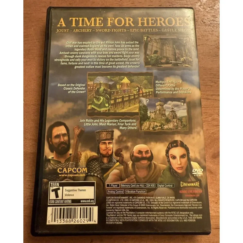 Robin Hood: Defender of the‎ Crown (Sony PlayStation 2, PS2 - 2003)